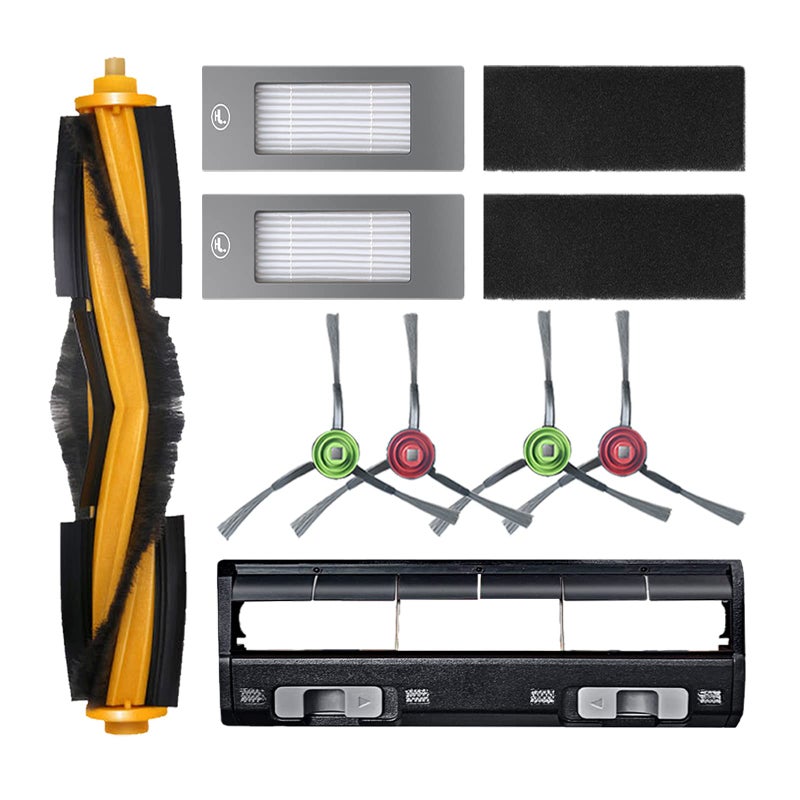 قطع غيار غطاء فرشاة الجانب الرئيسية YERXPAFT لاستبدال فلتر لروبوت مكنسة Ecovacs DEEBOT OZMO 920 950 T5 T8 N8