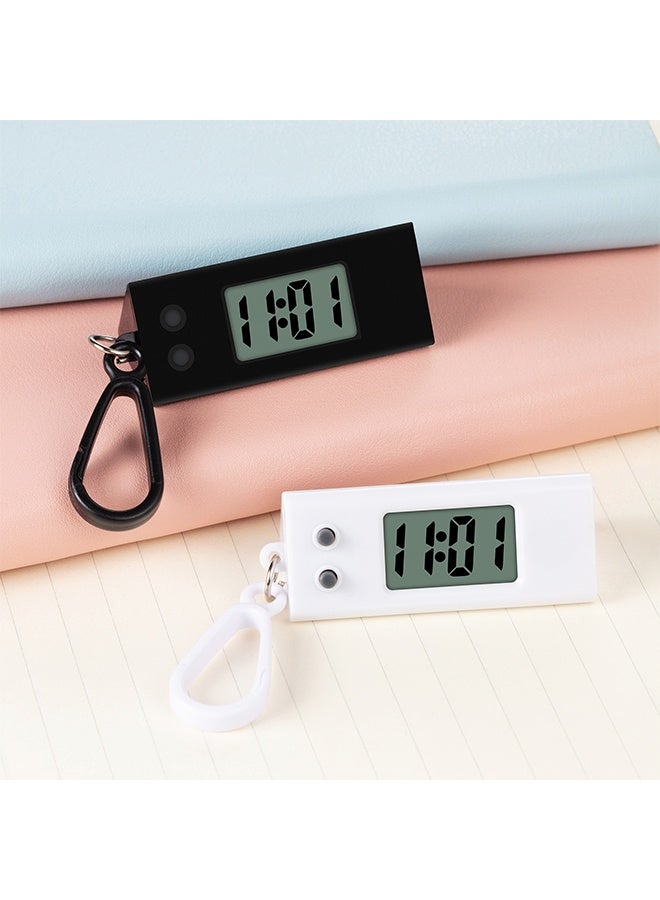 6 Keychain Pocket Watches - Mini Keychain Digital Watches, Suitable for Children, Students, Offices, Classrooms - Image 3