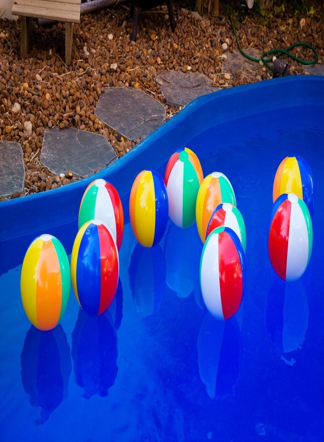 GiftExpress كرات شاطئية صغيرة ملونة من جيفت إكسبريس 25 قطعة - 6" كرات شاطئية قابلة للنفخ للأطفال لحفلات عيد الميلاد، هدايا الحفلات، ألعاب مائية للأطفال في الصيف، حفلات المسبح، جوائز الكرنفال، ألعاب للتوزيع. - Image 2