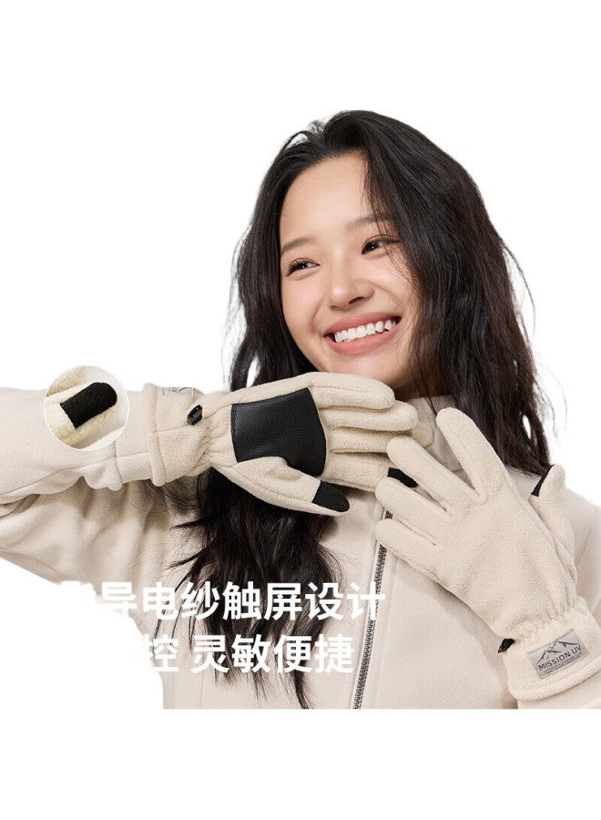 Mission Uv Thermal Gloves For Women, Autumn And Winter Windproof, Cold-Proof, And Fleece-Lined Touchscreen Gloves For Cycling, Riding, Driving, And Electric Bikes - Image 2