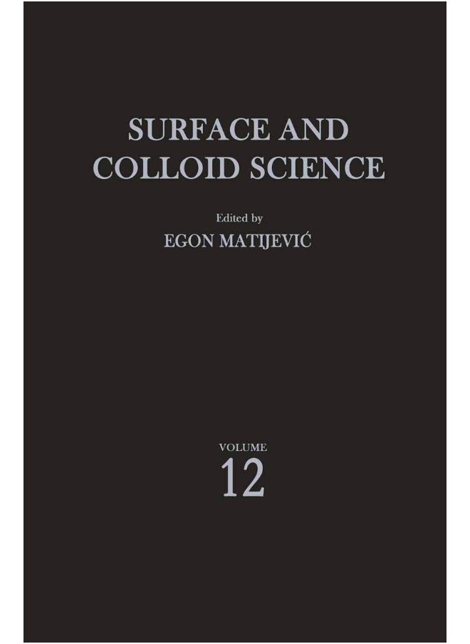 Surface and Colloid Science 
