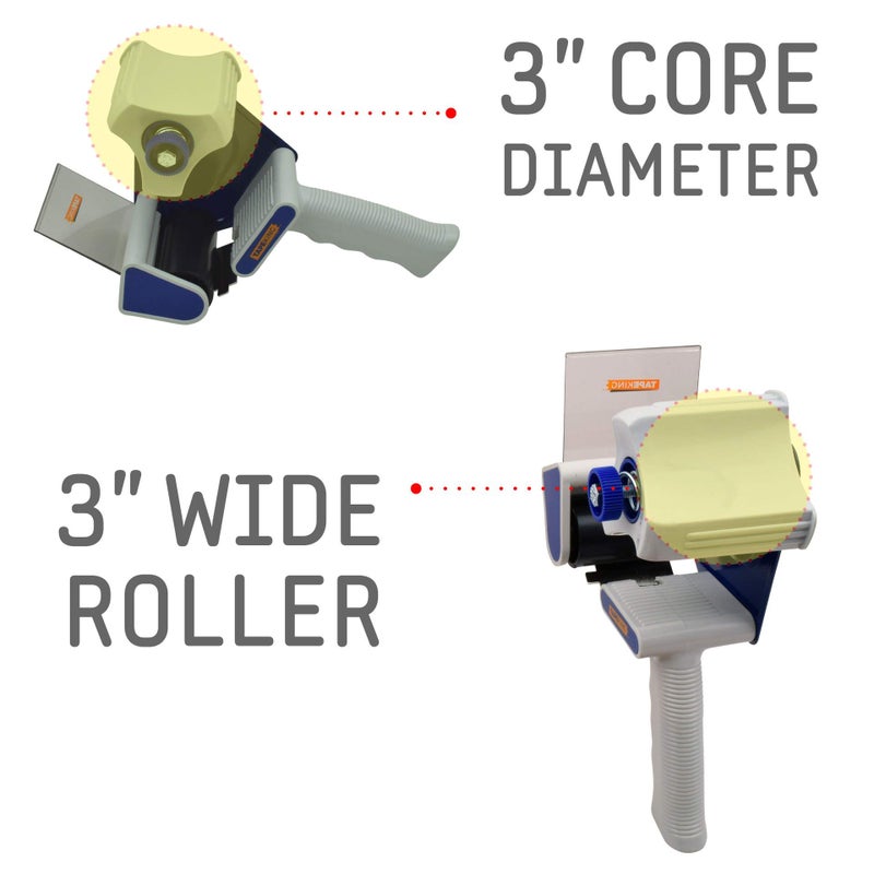 Tape King Packing Tape Dispenser Gun - Handheld Tape Gun with 1 Bonus Clear Packaging Tape (3 Inch Wide) - Shipping Tape for Sealing, Storing, and Moving Boxes, 1 Pack - Image 5