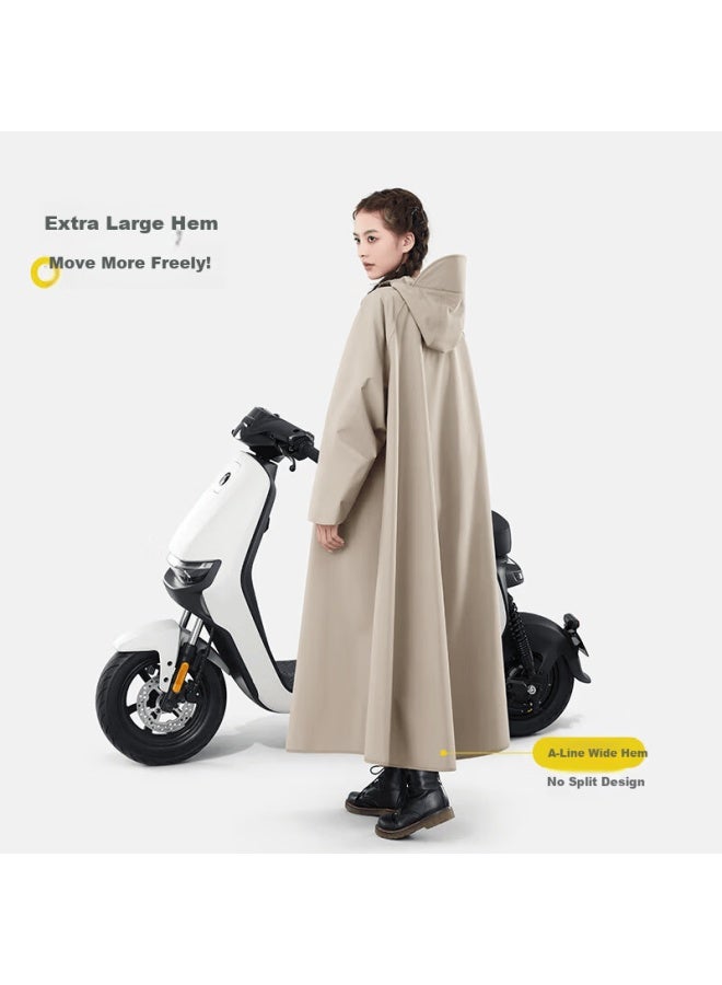 Bwnk Electric Vehicle Raincoat Long Full-body Thickened Enlarged Uni Adult Motorcycle And Electric Scooter Rain Poncho