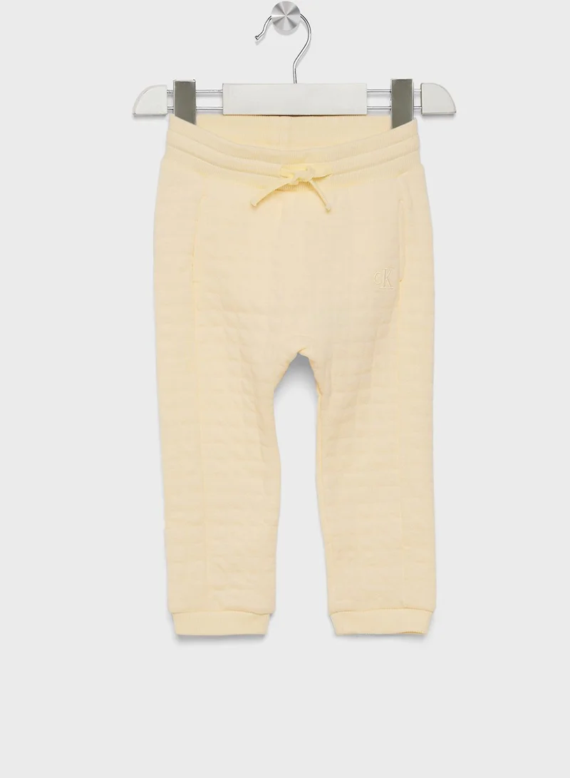 Calvin Klein Jeans Infant Logo Quilted Beanie Gift Pack