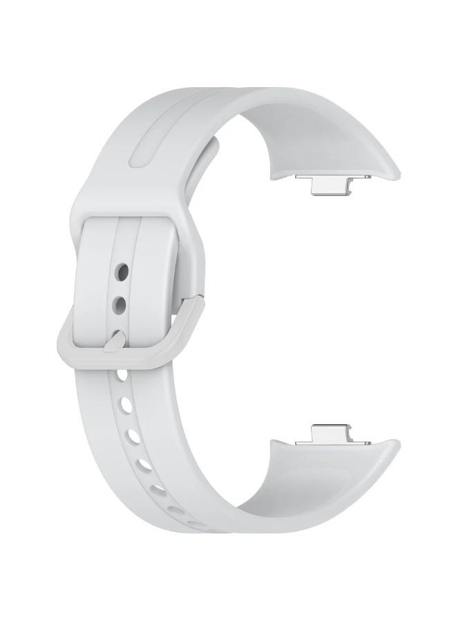 Silicone Strap For Redwatch 5 4 Smart Watch Strap For Xiaomi Mi Band 8/9 Pro - light gray - Image 1
