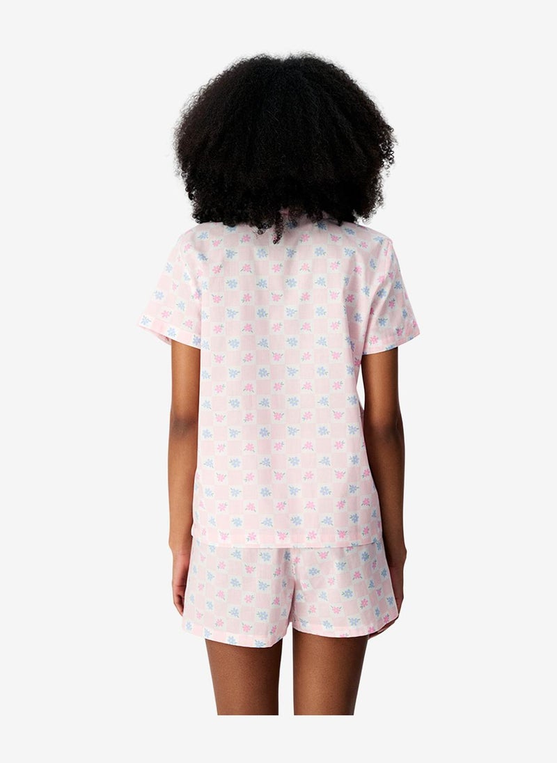 Penti Women's White Short Sleeve Cotton Pyjama Set with Shorts - Image 5