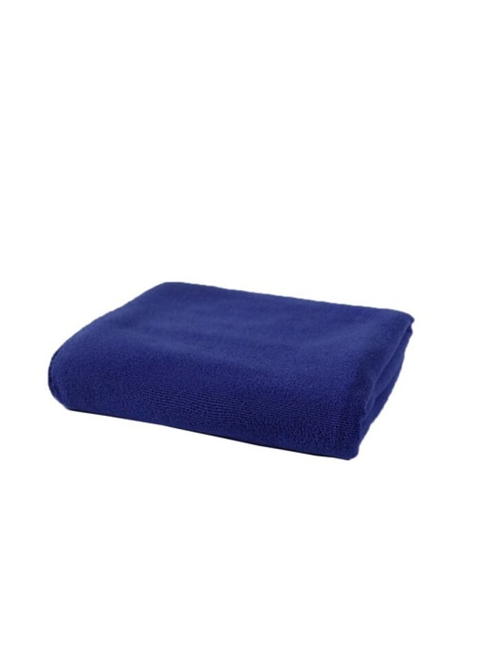 ENJOYhouse - Enjoyhouse Microfiber Bath Towel Navy Blue 70X140 Cm - Image 1