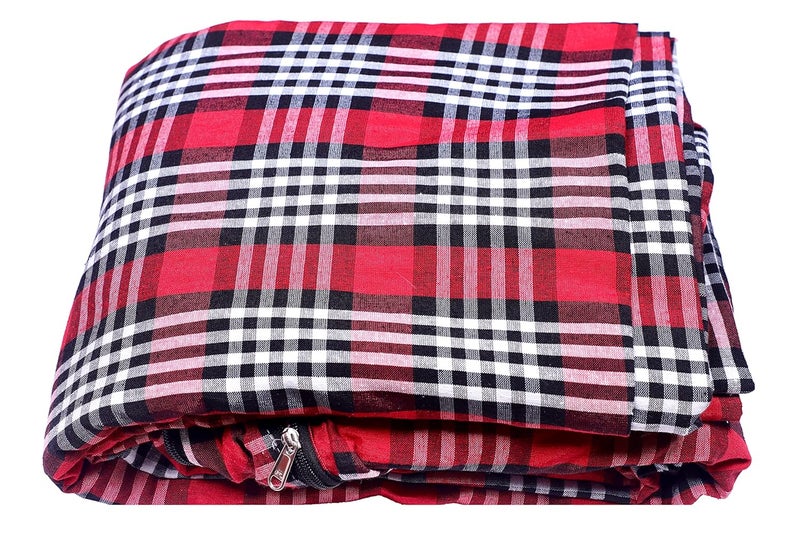 UNQ Cotton Zipper Mattress Cover King Size Bed 84x78x5 Multicolor - Image 5