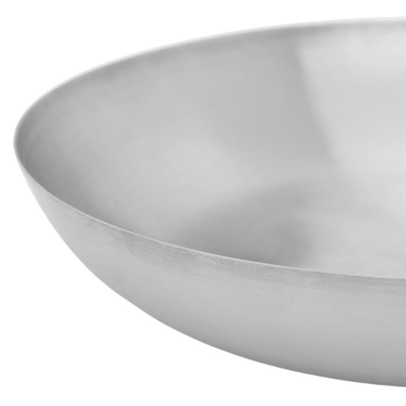 Bister Stainless Steel Frying Pan 32 cm Silver Ergonomic Stay-Cool Handle for Stovetop Cooking - Image 4
