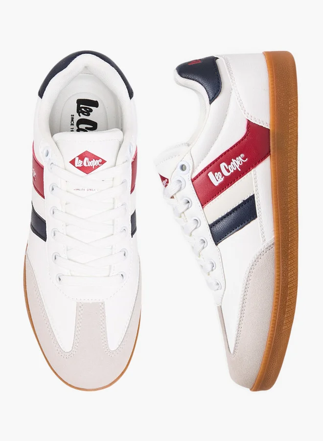 لي كوبر Women's Colourblock Lace-Up Sneakers