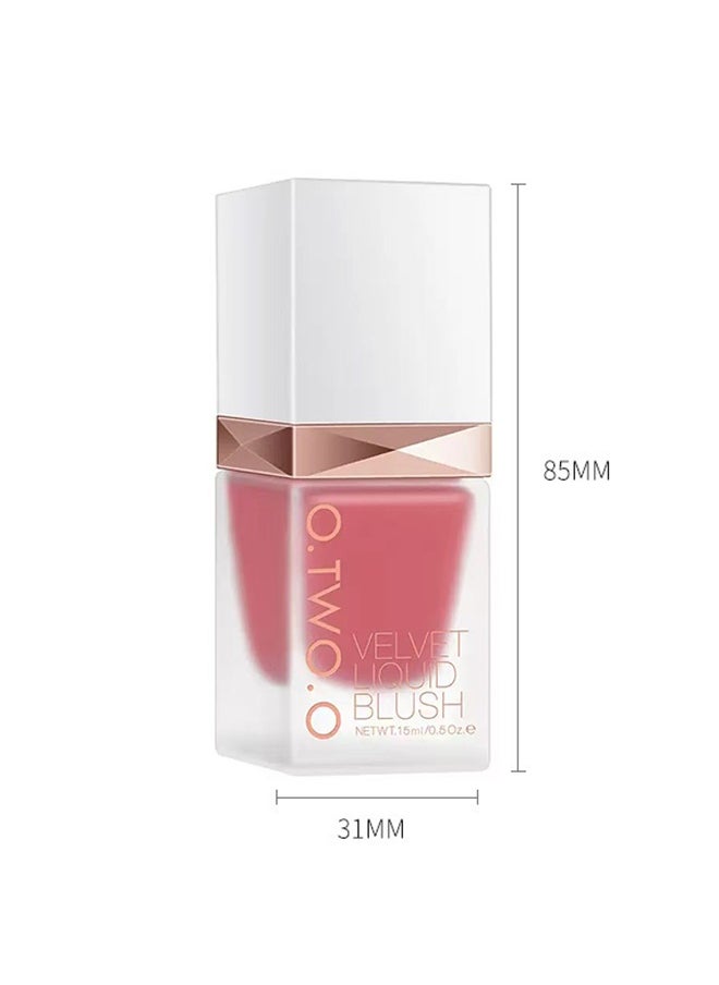 O.TWO.O Velvet Liquid Blush  Long lasting Blusher #03  - Image 5