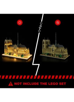BRIKSMAX BRIKSMAX Light Kit for Lego-21061 Notre Dame Cathedral - Compatible with Lego Architecture Building Set- Not Include Lego Set  - Image 5