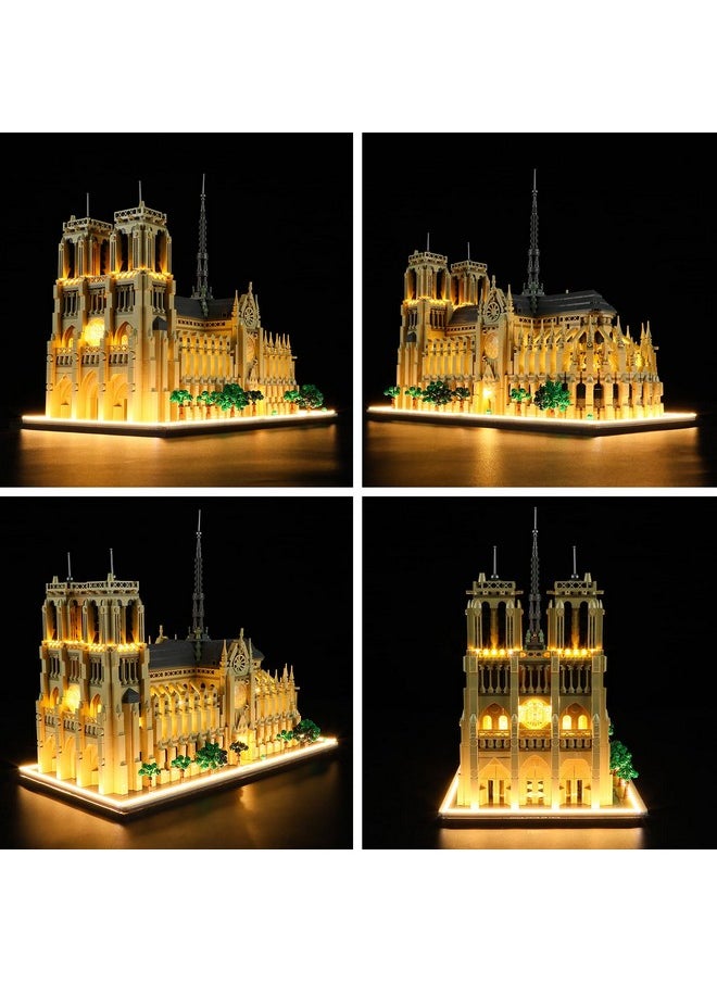 BRIKSMAX - BRIKSMAX Light Kit for Lego-21061 Notre Dame Cathedral - Compatible with Lego Architecture Building Set- Not Include Lego Set - Image 1