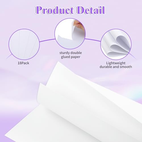 Joyberg 18Pack Poster Board, 11in x 14in White Poster Boards, Posterboard, Poster Board Paper for Crafts, DIY, Drawing - Image 3