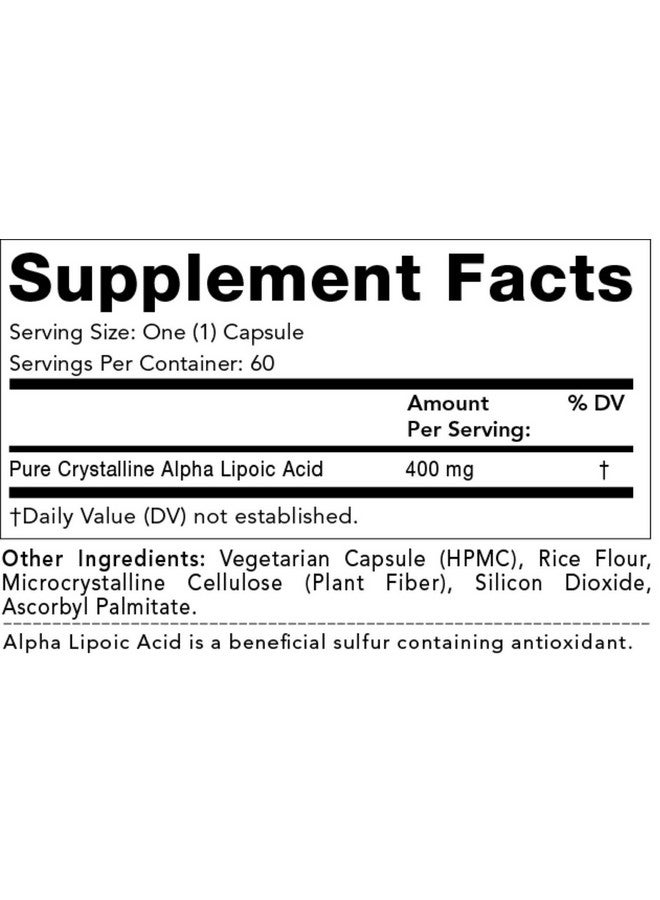 Olympian Labs Alpha Lipoic Coenyme Q 10 200 mg Caps, 60 Count - Image 2