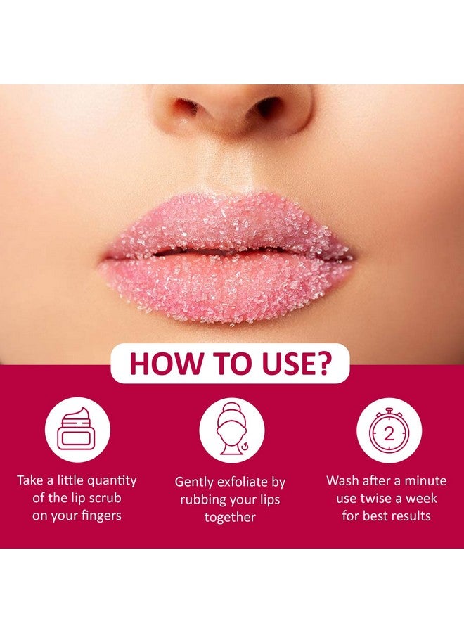 7 Days Lip Scrub Balm for Men and Women - Removes Dark, Dry, Chapped Lips and Lipstick Stains With Beetroot, Vitamin C, Honey & Walnut - Chemical Free - 25 g - Image 2