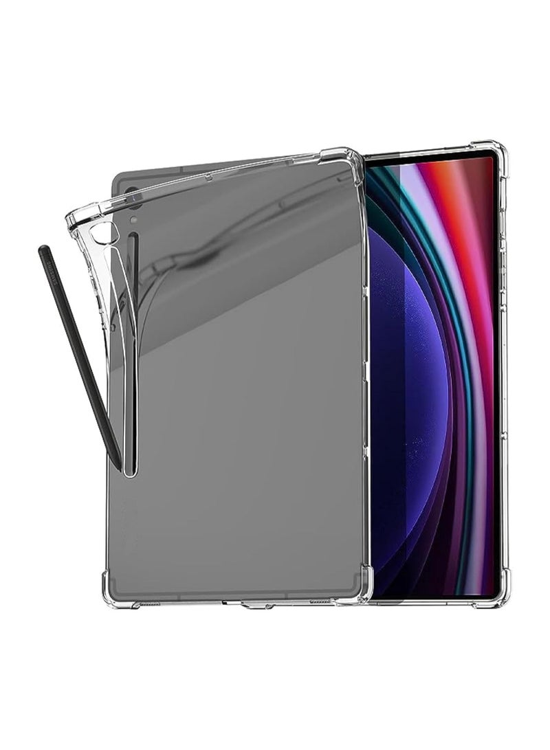 إلترازون Clear Case Compatible with Samsung Galaxy Tab S9 2023 Tablet Cover, Soft TPU Ultra-Thin Cover, Full Coverage Corner Air-Cushion Shockproof Protective Bumper Case for Galaxy Tab S9, 11 inch 2023 - Image 1