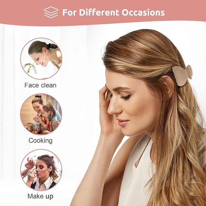Lolalet Lolalet Pack of 12 Small Hair Clips Claws Mini Hair Claws Clips for Women Girls Thick Thin Fine Hairstyle Clips Strong Matte Acrylic Hair Styling Accessories Style C 