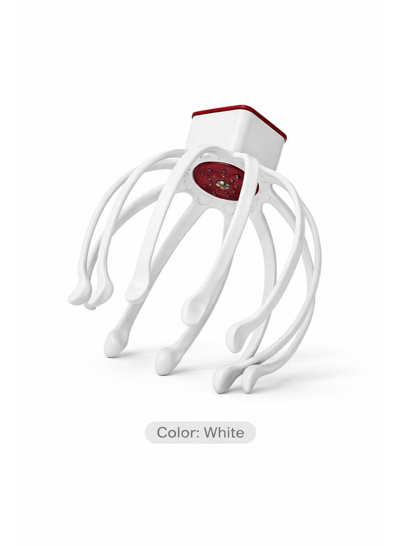 Electric Head Scalp Massager – Rechargeable 3D Scalp Massage Device with Multiple Vibration Modes for Relaxation and Stress Relief