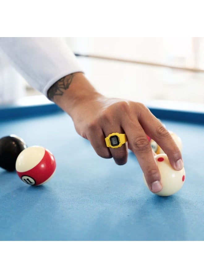 CASIO G-Shock DWN-5600-9 Digital Quartz Men’s Watch Yellow Resin Strap - Image 3