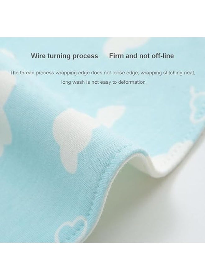 6 حزمة Baby Bandana Bibs - أسنان القطن الناعم و Drool Bibs مع Snaps القابلة للتعديل ، مقاومة للماء وممتصة لتغذية Bibs للأطفال حديثي الولادة والأطفال الصغار (0-36 شهور ، Unisex) - Image 3