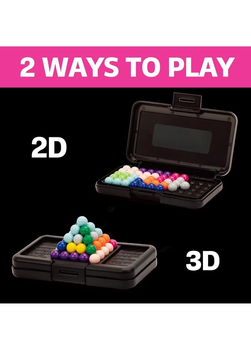 Y&D Educational 3D Brain Teaser Puzzle Game Handheld Travel Games Toys for Single Player Challenging Logi Puzzles Featuring 200 Challenges Eid Gift for Kids Pocket Magic Beads Children's Puzzle Toys - Image 5
