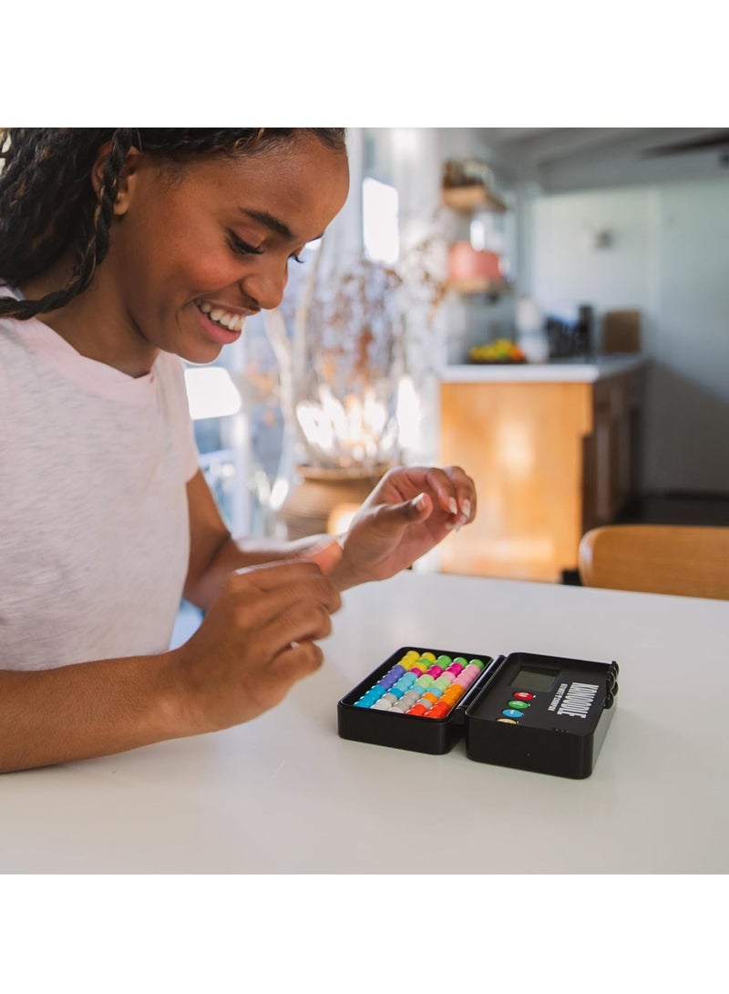 Y&D Educational 3D Brain Teaser Puzzle Game Handheld Travel Games Toys for Single Player Challenging Logi Puzzles Featuring 200 Challenges Eid Gift for Kids Pocket Magic Beads Children's Puzzle Toys - Image 1