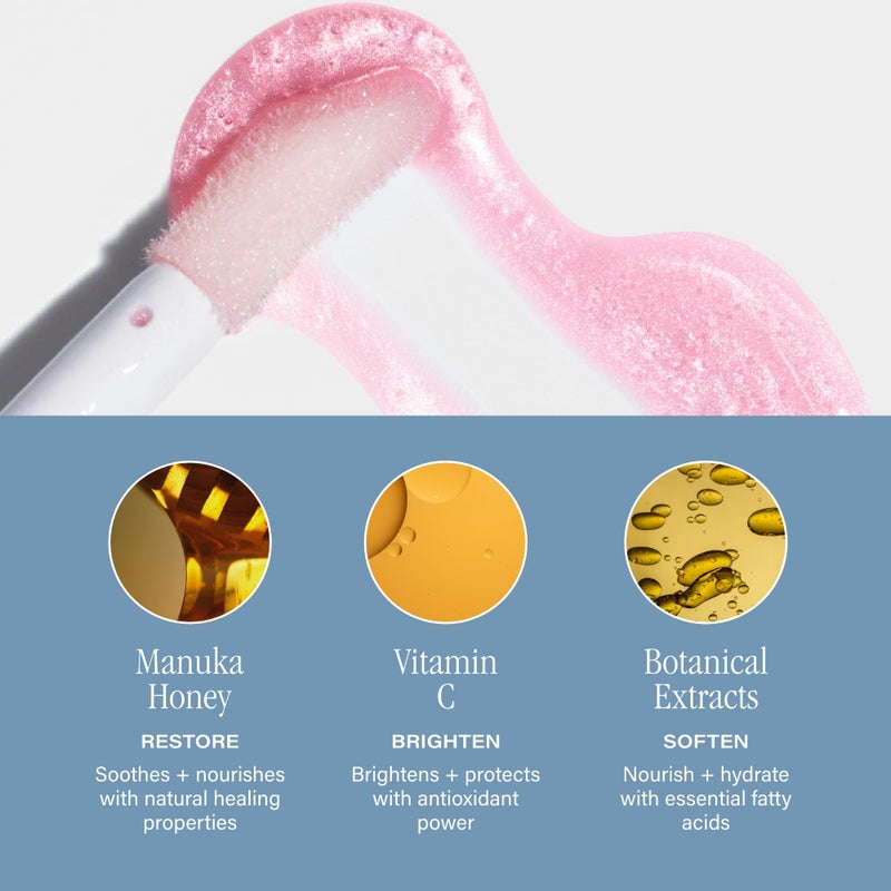 SKINN Luminous Blush Lip Oil - Support Collagen Production, Smooth Lines & Soothe Dry Cracked Lips - Hydrating Clear Lip Oils - Improve Skin's Elasticity, Texture & Glow - Vitamin C & Manuka Honey - Image 5