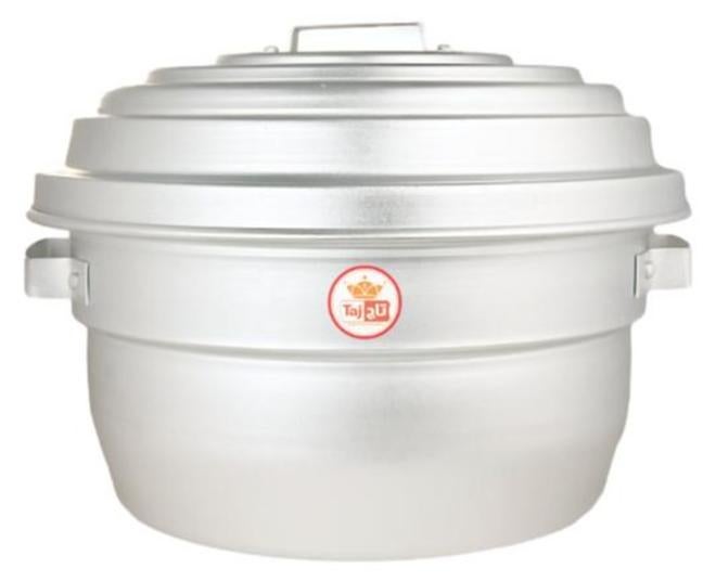 TAJ 12 Pit Idly Pot Steamer Aluminium Silver - Image 1