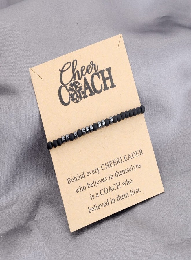 MAOFAED Cheer Gift, Morse Code Bracelet for Cheerleader, Cheer Teacher Thank You Gift (cheer code br) - Image 2