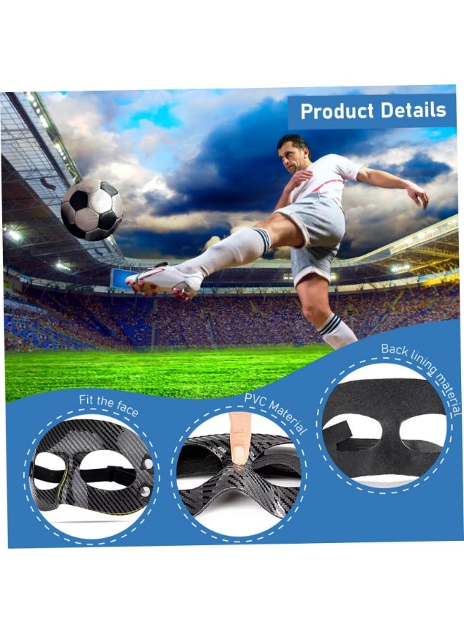 Arabest Nose Guard for Broken Nose, Adjustable PVC Face Protection Mask, Sports Shield for Football, Basketball, Softball, Wrestling, Adults Face Cover - Image 4