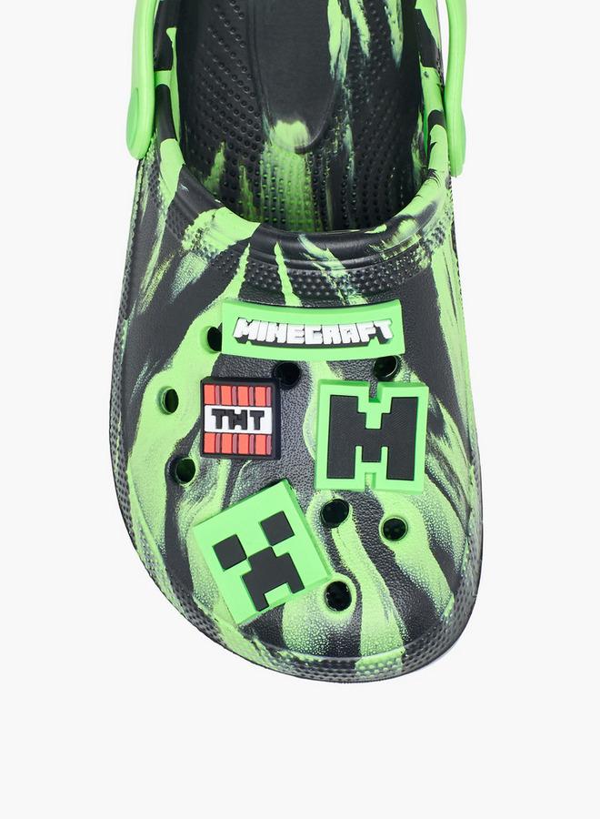 MINECRAFT Boys Backstrap School Clogs - Image 3