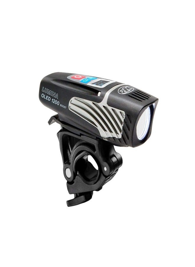 NiteRider نظام إضاءة دراجة نيت رايدر لومينا OLED بقوة 1200 لومن - ضوء أمامي دراجة قابل لإعادة الشحن عبر USB مع شاشة OLED 9 أوضاع مقاوم للماء IP64 لركوب الدراجات على الطرق والدراجات الجبلية والدراجات الكهربائية في الليل - Image 1