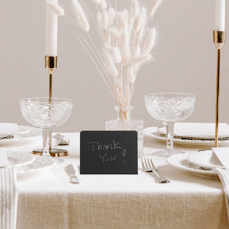 12Pcs Desktop Signs Drawing Price Boards Writing Message Chalkboards - Image 5