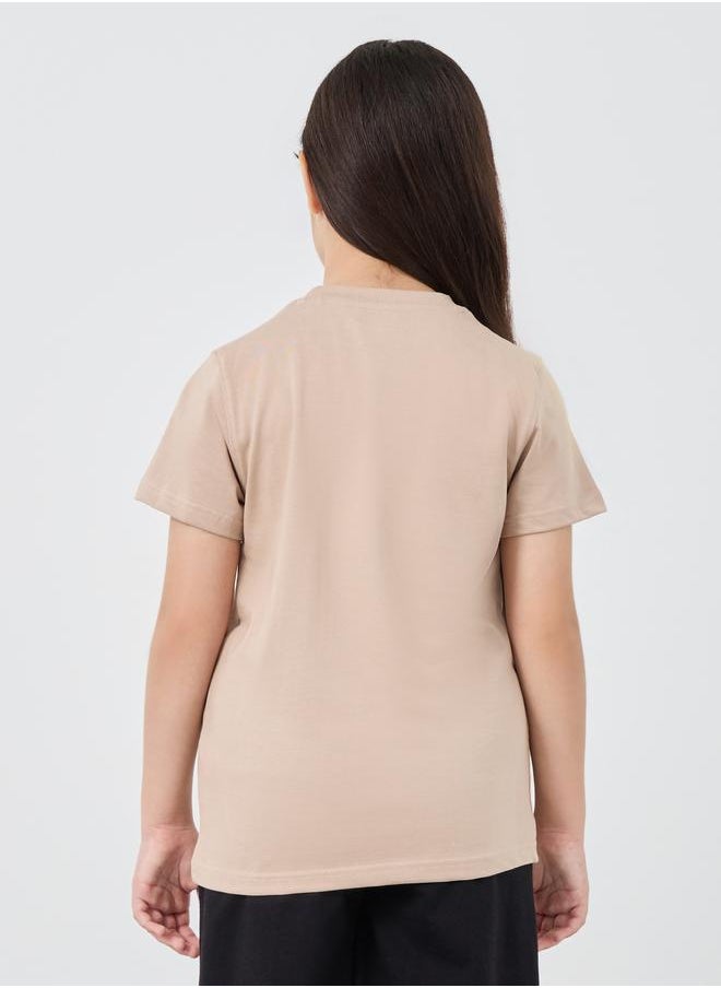 Styli Styli Graphic Print Round Neck T-Shirt  - Image 4