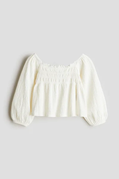 H&M Smocked Blouse