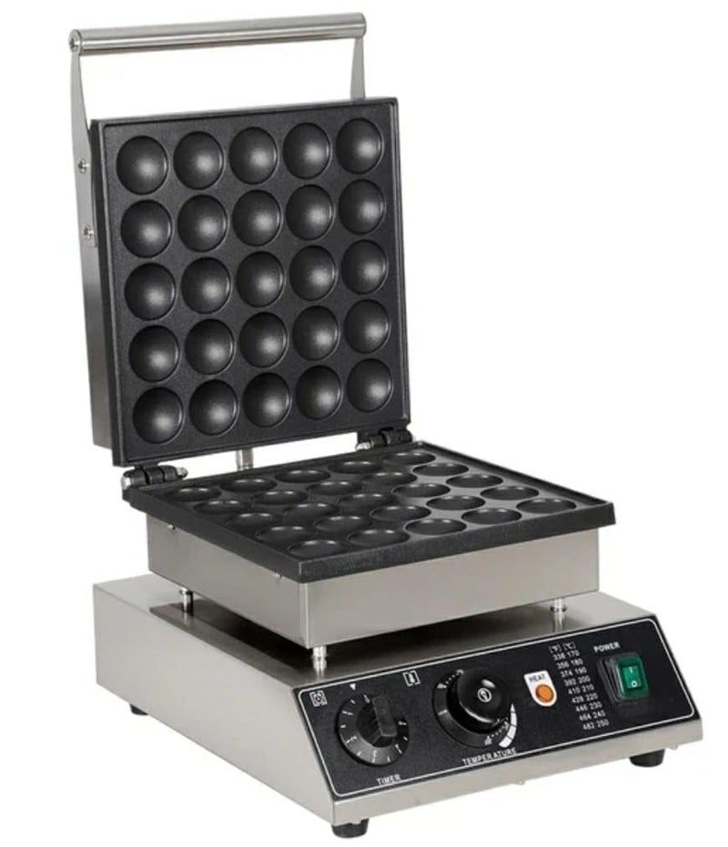 Shoppers Hub PNQ 17kW Electric Commercial 25 In 1 Pan Cake Maker Machine with Top Bottom Plates for Ideal Heavy Duty Use In Hotels Cafes Food Eateries Bakeries Size 31x37x26cm  - Image 1