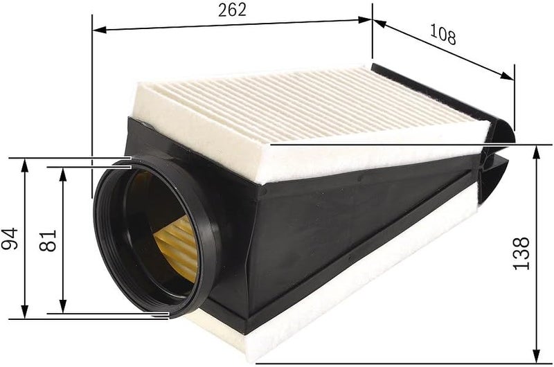 Bosch S0497 - Air Filter Car Natural tone color options - Image 1