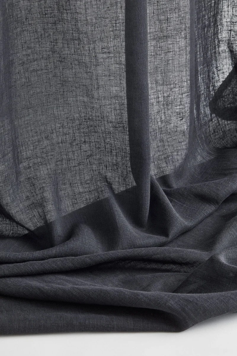 H&M 2-pack multiway linen-blend curtains