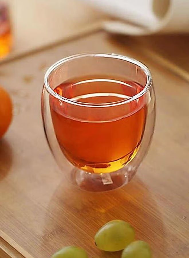 بلاك ستون 4 قطعة مزدوجة الجدار الزجاج تومبلر واضح 100 مل - Image 2