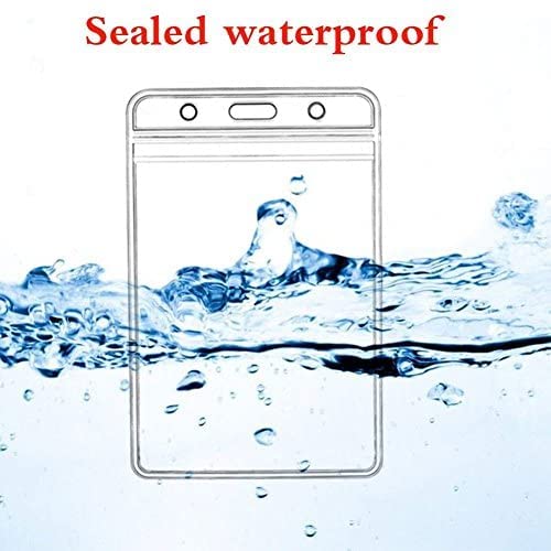 AccuPrints Plastic ID Card Holder, Badgessize (11 x 7) cm (50pcs) Vertical - Image 4