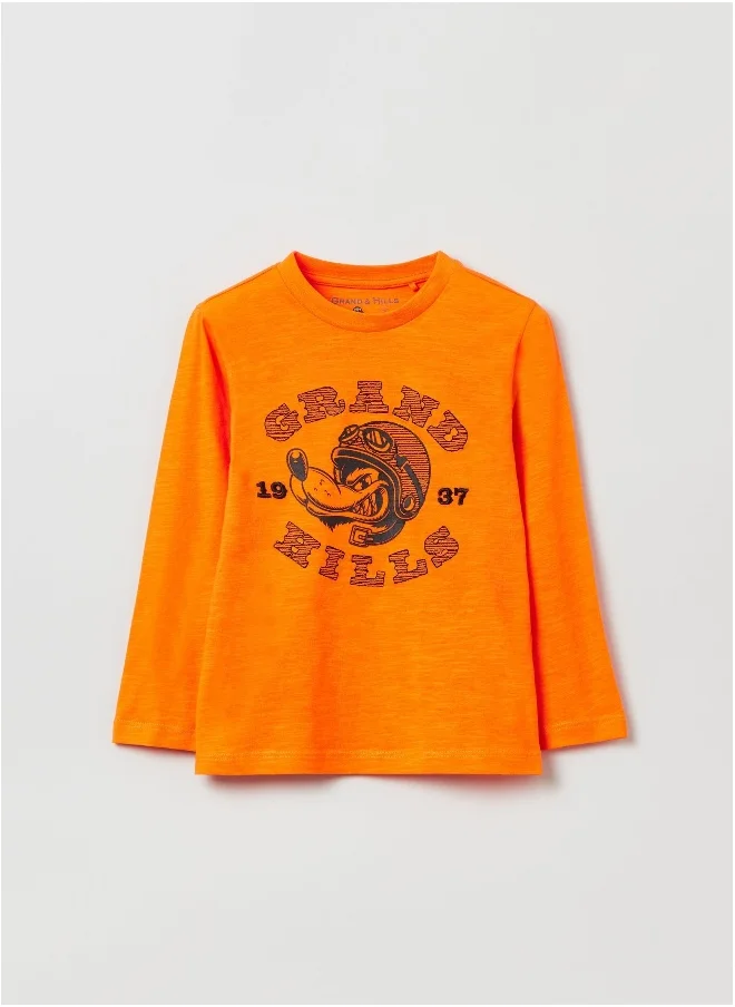 Ovs OVS Grand&Hills Long-Sleeved T-Shirt With Print