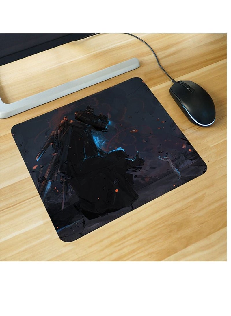 Skibidi Toilet Man Gaming Mouse Pad With Stitched Edges Extended Mousepad Superior Micro-Weave Cloth Non Slip Base Water Resist Keyboard Pad Desk Mat For Gamer Office Home（30X25X0.3Cm）