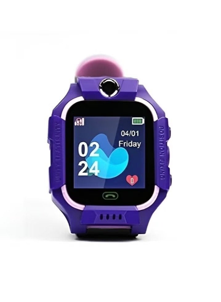 ELTRAZONE Z7A Smart Watch 1.44 Inch Display Purple Black Stylish Digital Fitness Smartwatch Activity Tracker with Heart Rate Style Notifications Multi Sports Modes Long Battery Life Wearable Tech - Image 5