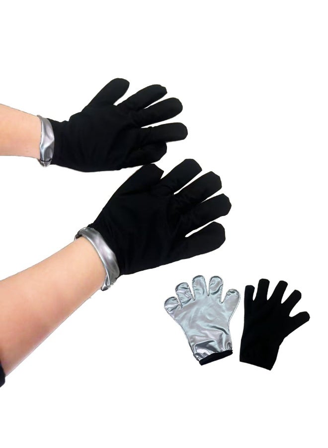 يس طقم ملابس ساونا نسائي، بأكمام طويلة + بنطال + قفازات + جوارب، لحرق المزيد من السعرات الحرارية، والتعرق أكثر، زي رياضي مُعزز للتعرق لإنقاص الوزن - Image 4