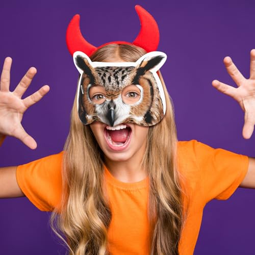 Marsui 32 Pcs Unicorn Monster Safari Animal Face Masks for Kids Cartoon Masks for Animal Birthday Party DecorationsJungle - Image 5