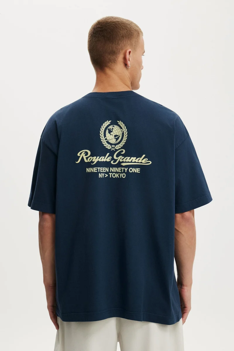 Cotton On  BOX FIT TEXT T-SHIRT for Men | Best Price UAE