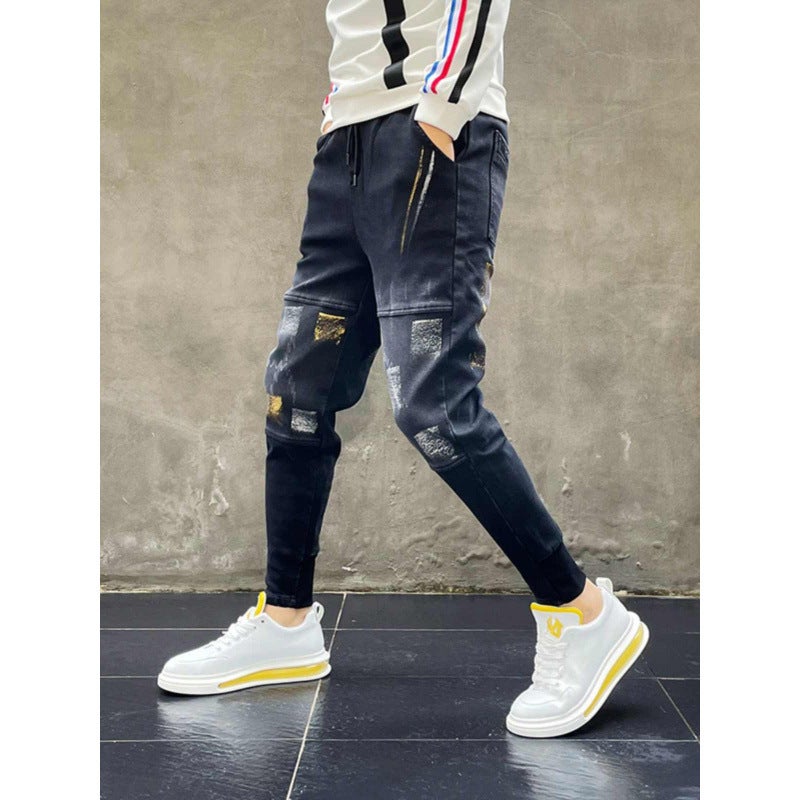 Unisex Classic Denim Jeans Loose Fit Daily Outdoor Wear - Image 2