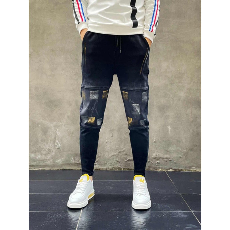 Unisex Classic Denim Jeans Loose Fit Daily Outdoor Wear - Image 4