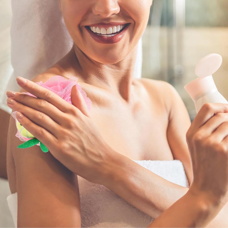 ABOOFAN 5pcs Fruit Pattern Shower Scrubber Loofahs Bath Cleaning Tools Soft Exfoliating Body Washing Sponges for Daily Bathing and Skin Care Random Style - Image 5